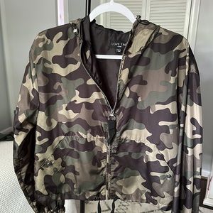 Camo Nylon Jacket